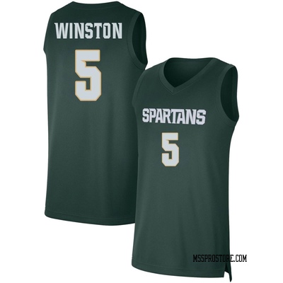 Men's Cassius Winston Michigan State Spartans Replica Basketball Jersey - Green