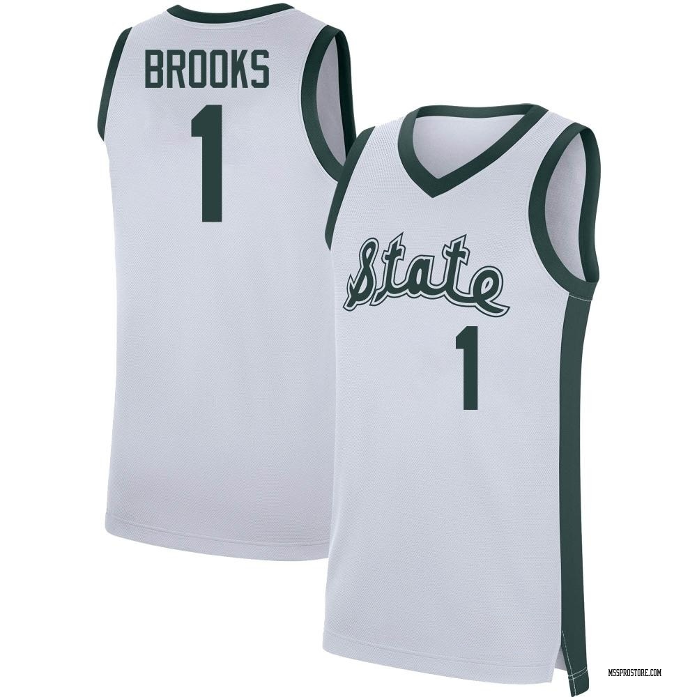 Michigan state best sale white basketball jersey