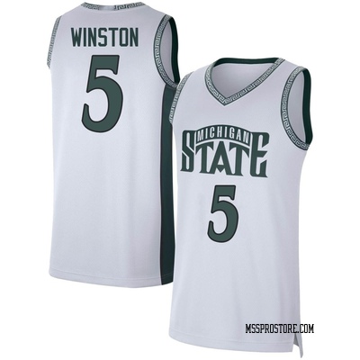 Youth Cassius Winston Michigan State Spartans Replica Retro Basketball Jersey - White