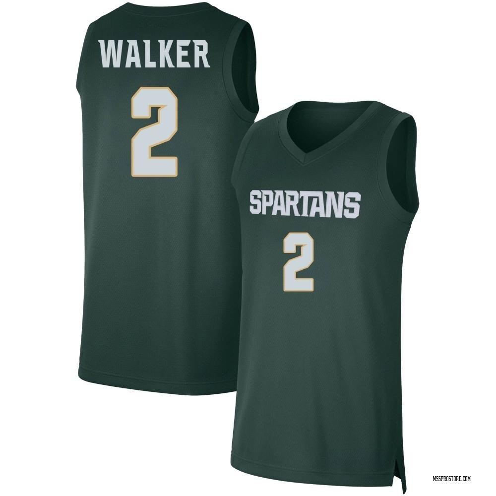 Youth Tyson Walker Michigan State Spartans Replica Basketball Jersey - Green