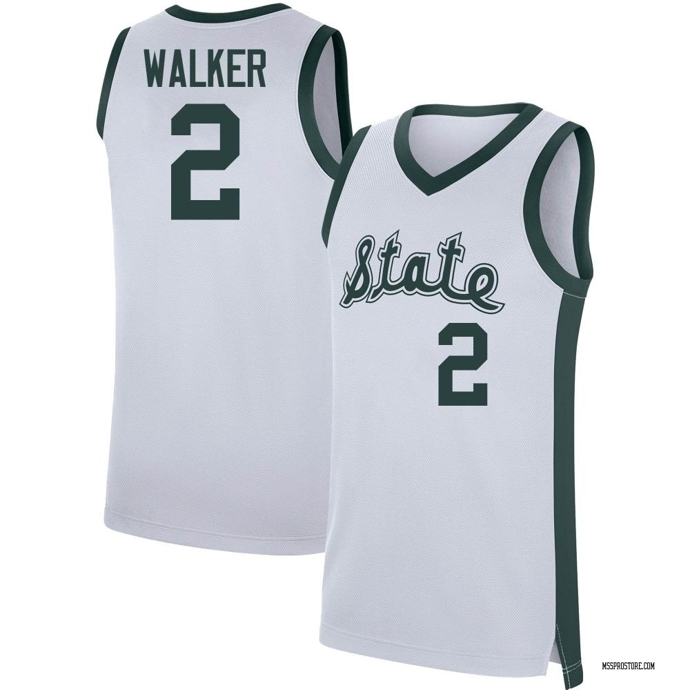 Youth Tyson Walker Michigan State Spartans Replica Retro Performance Basketball Jersey - White