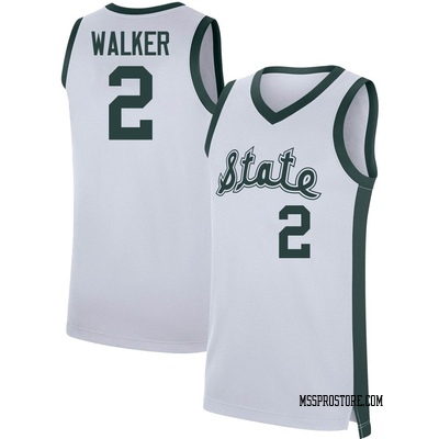 Youth Tyson Walker Michigan State Spartans Replica Retro Performance Basketball Jersey - White